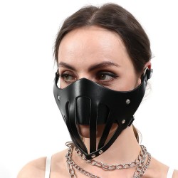 hollow out sexy allure black mask