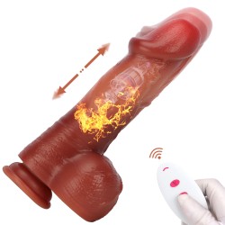 wilson 6 thrusting 8 vibrating dildo 9 inch